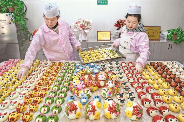 花饃飄香年味濃